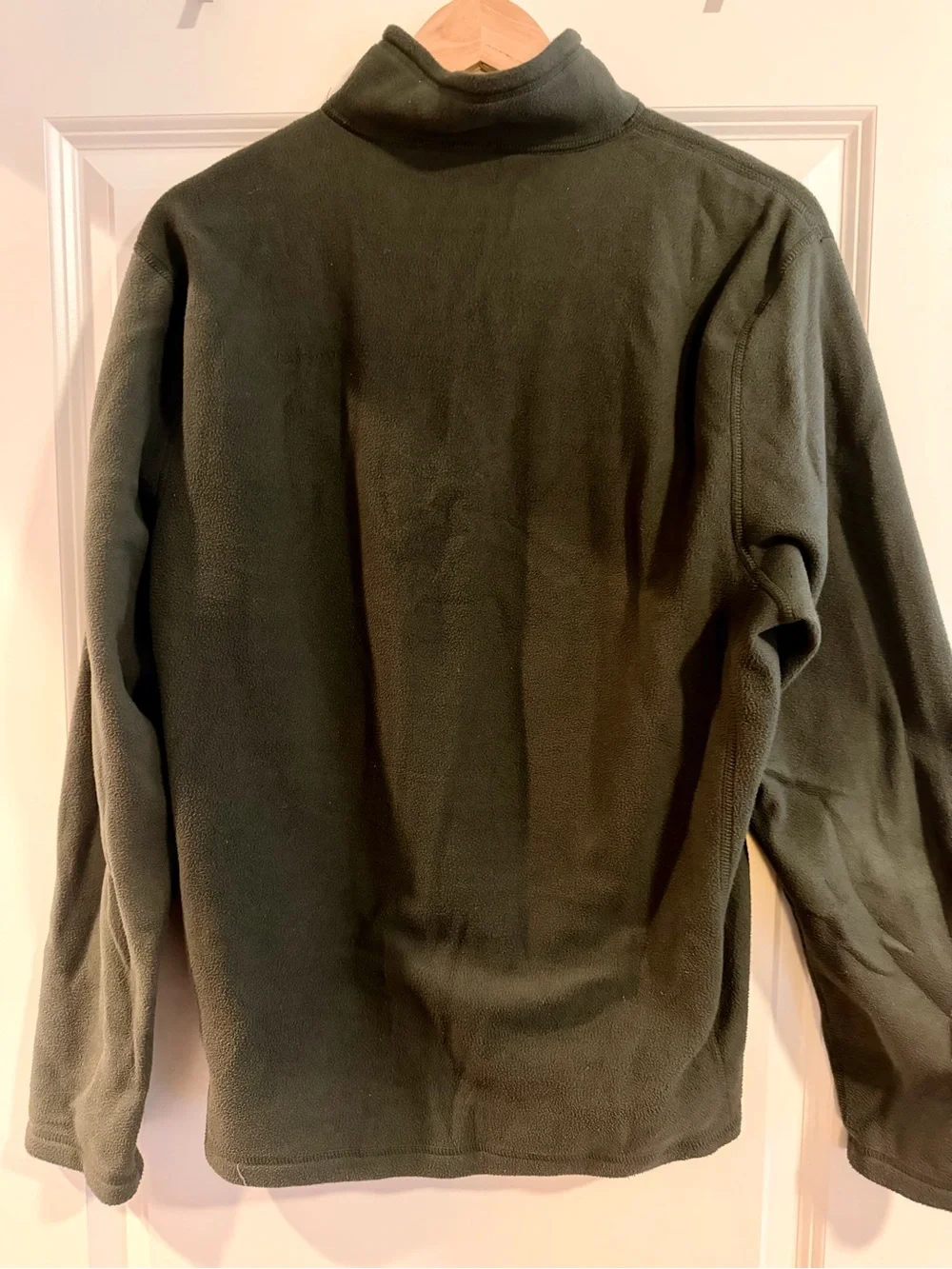 The North Face Olive Green Half-Zip Fleece Pullover
